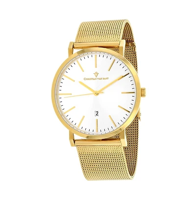 Christian Van Sant Men's Paradigm Silver Dial Watch - CV4325