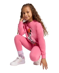 adidas Big Girls 2-Piece Disney Minnie Mouse T-Shirt and Joggers Set