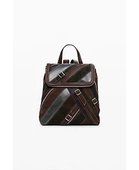 Desigual Women's Small backpack with straps and zippers