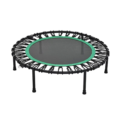 Zenova Rebounder Trampoline for Adults with Bungee Cords, Portable Fitness Exercise Mini Trampoline Without Handle