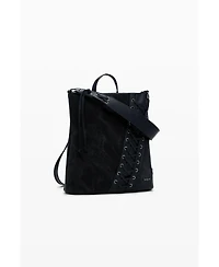 Desigual Women's Small corset-effect leather backpack