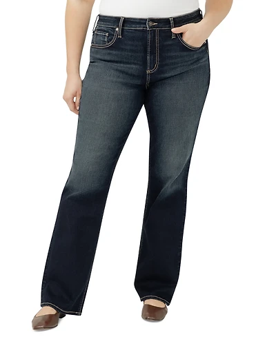 Silver Jeans Co. Plus Avery High Rise Curvy Fit Bootcut