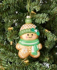 Holiday Lane Gingerbread Village Glass Ornament, Macy's Exclusive