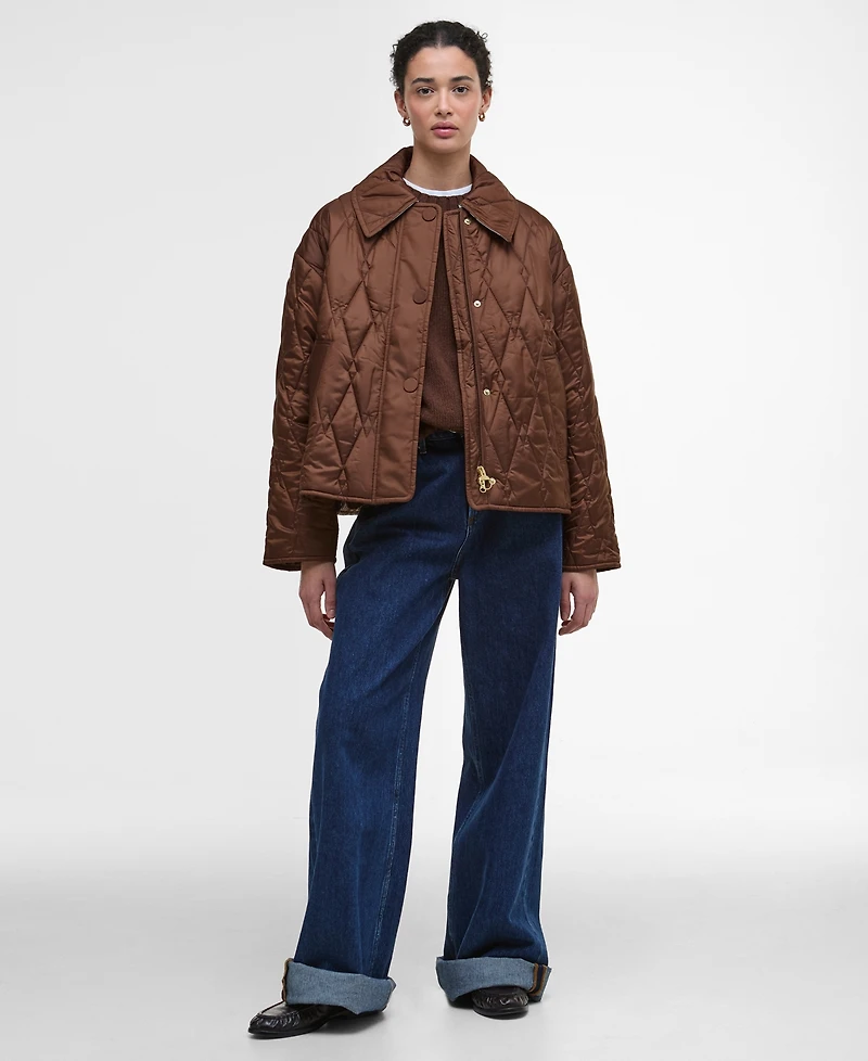 Barbour Women's Bernadette Collared Quilted Jacket
