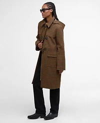 Barbour Women's Melody Checkered Hooded Coat