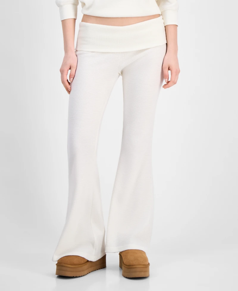 Grayson Threads, The Label Juniors Hello Kitty Thermal Fold Over Pants