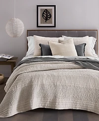 Oake Pick Stitch 3-Pc. Coverlet Set, Full/Queen, Exclusively for Macy's
