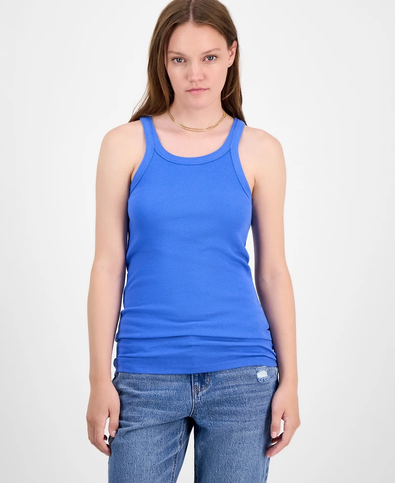 Lucky Brand Women's Solid Scoop-Neck Tank Top