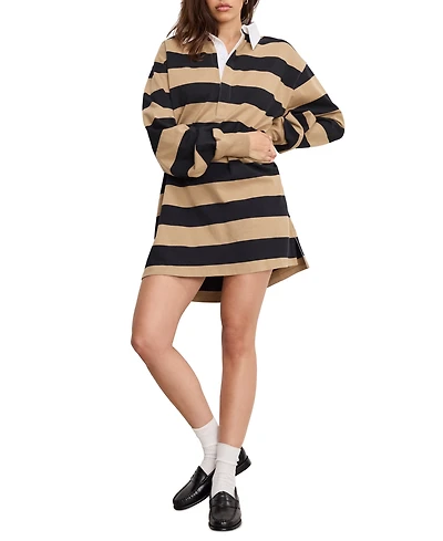 Good American Women's Cotton Jersey Polo Mini Dress