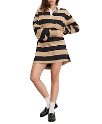 Good American Women's Cotton Jersey Polo Mini Dress