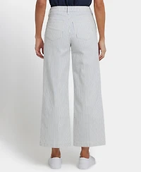 Nydj Women's High Rise Teresa Wide Leg Ankle Jeans