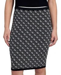 Guess Women's Lise 4G-Logo Pull-On Sweater Skirt