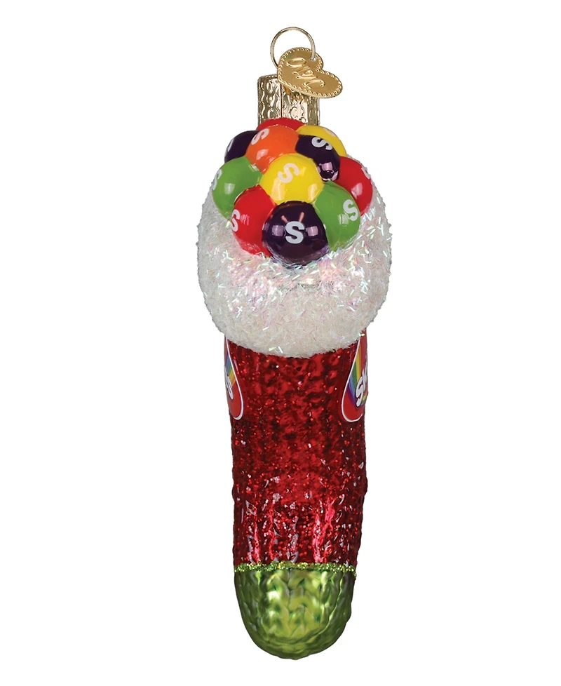 Old World Christmas 4.5" Mars Wrigley Candies Skittles Stocking Ornament