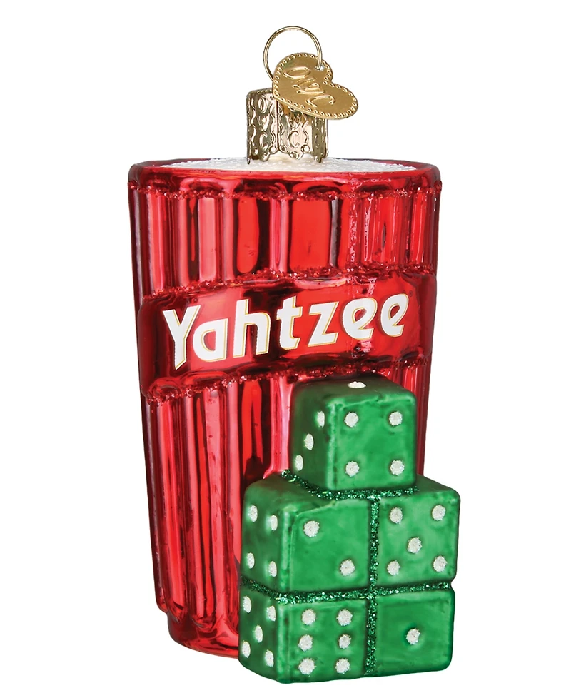Old World Christmas 3.5" Hasbro Yahtzee Ornament