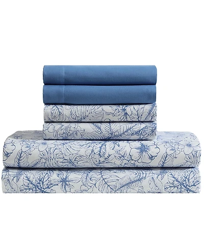 Caribbean Joe Cooling 6-Pc. Sheet Set, King