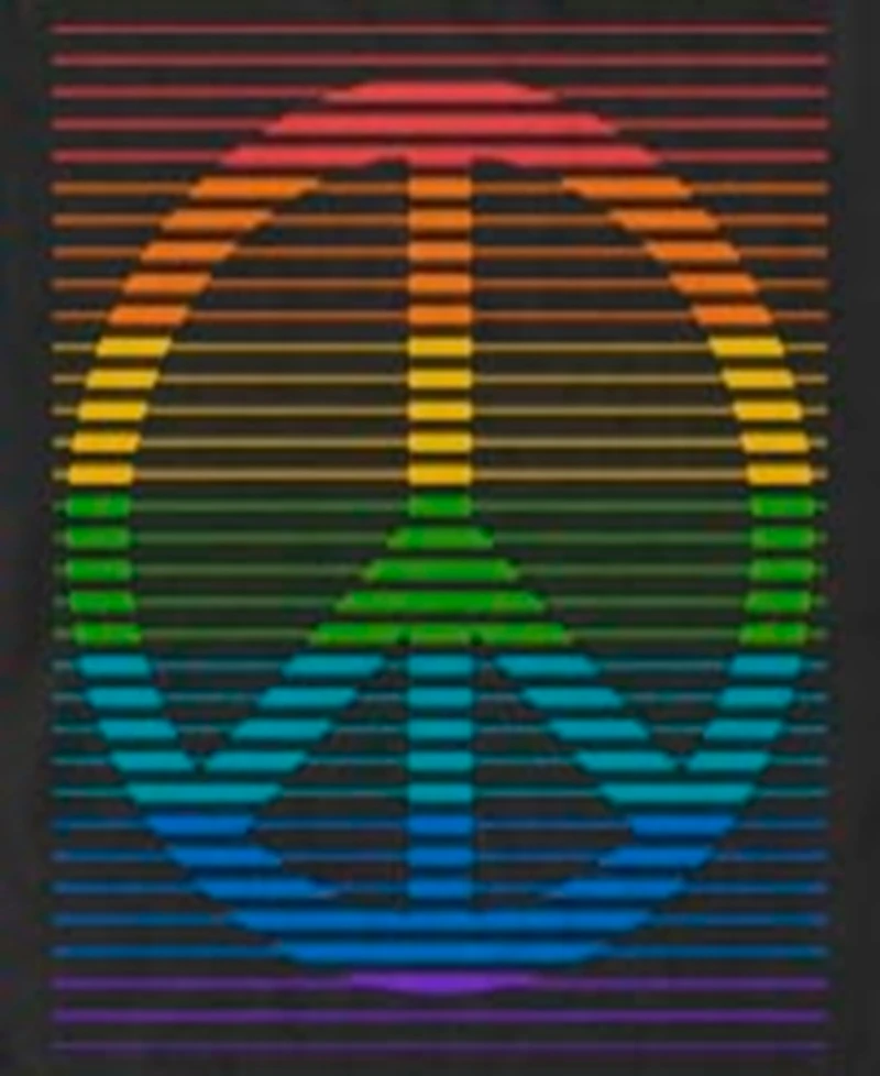Fifth Sun Men's Peace Rainbow Short Sleeve T-Shirt