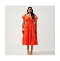 Estelle Ana Tiered Midi Dress