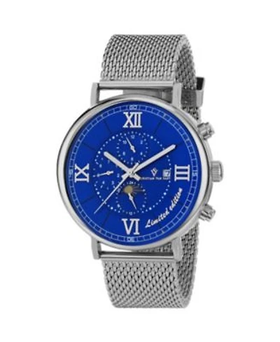 Christian Van Sant Mens Somptueuse Ltd Blue Dial Watch Cv1152