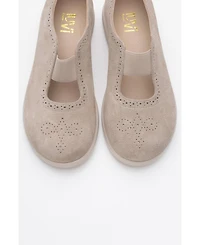Chelle Elastic Leather Flat (Women)