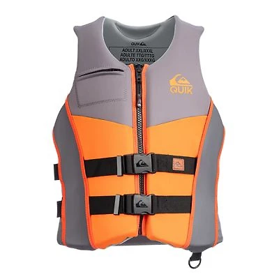 Quiksilver Mens Life Vest Uscg Transport Canada Approved Life Jacket