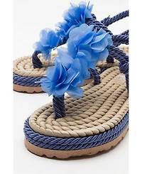 Prologue Shoes Santra Lace-Up Thong Sandals (Women)