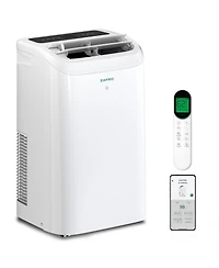 Zafro 14,000 Btu Portable Ac, Quiet 46dB, WiFi & App Control, 24H Timer, Fan & Dehumidifier, Easy Install for Bedroom, Office, Living Room