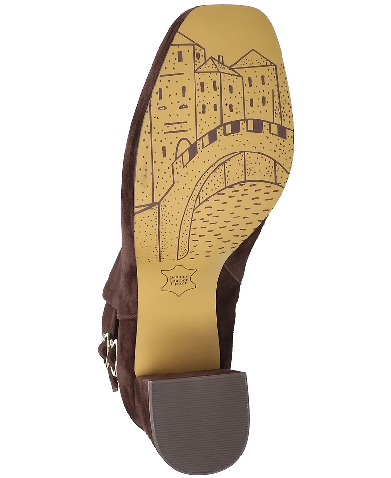 Bella Vita Women's Orchard Square Toe Ankle Booties