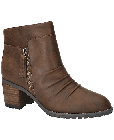 Bella Vita Women's Janita Block Heel Ankle Booties