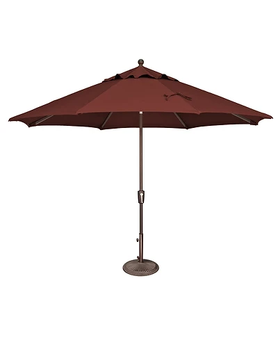 Mondawe 11FT Octagon Patio Umbrella with Push-Button Tilt