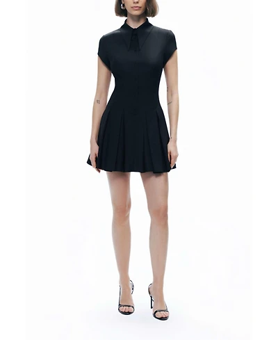 Nocturne Women's Pleated Mini Dress