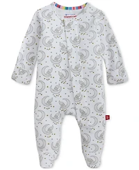 Magnetic Me Baby Cotton Footed Coveralls, 2 Pack