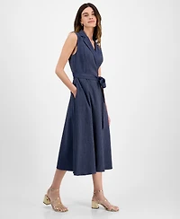julia jordan Women's Sleeveless Midi Dress