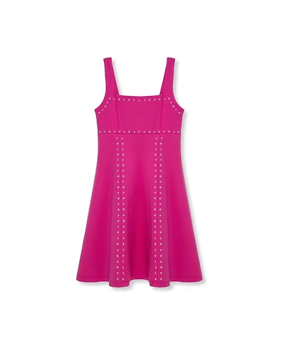H by Habitual Big Girls Studded Fit and Flare Dress