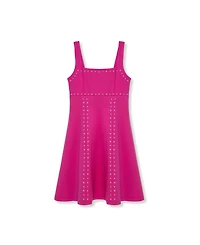 H by Habitual Big Girls Studded Fit and Flare Dress