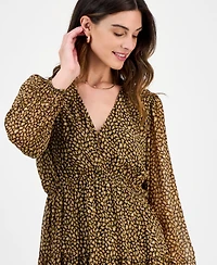 Robbie Bee Women's V-Neck Tiered Maxi Dress
