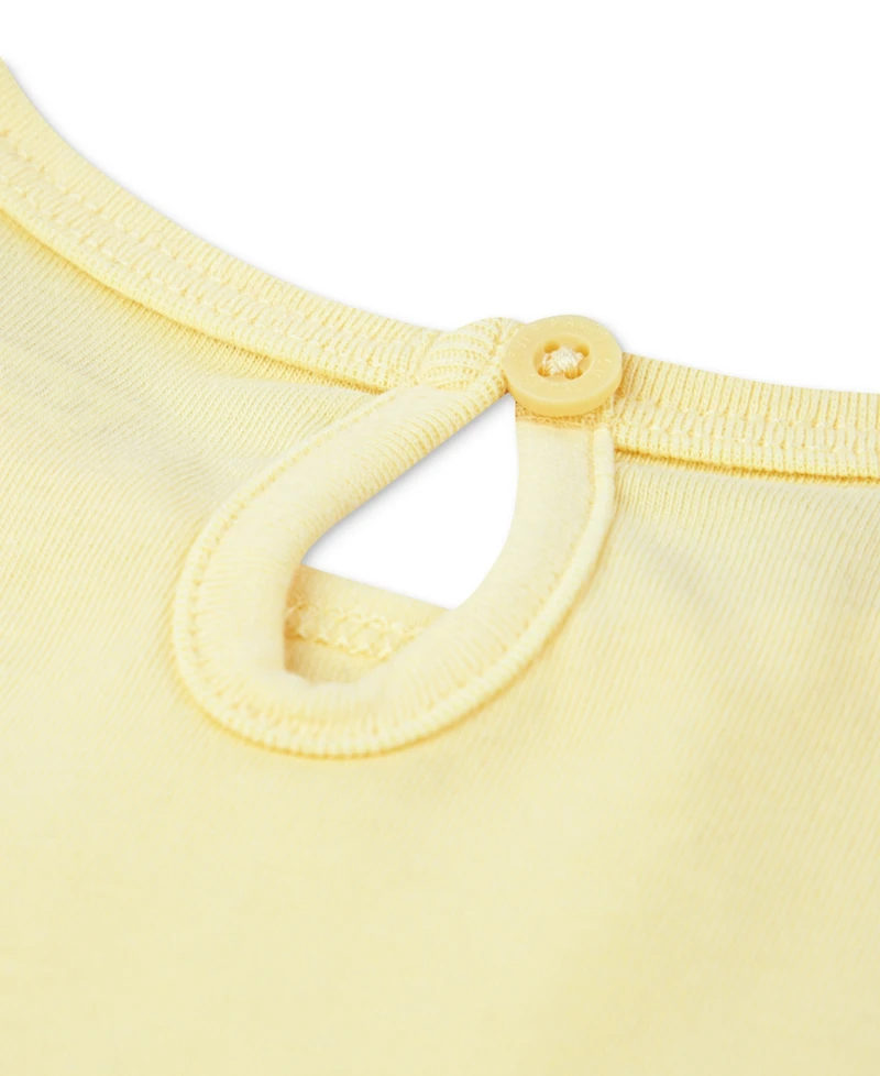 Levi's Baby Girls Bodysuit & Ruffle Denim Skirtall, 2 Piece Set