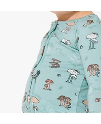 Bellabu Bear Baby Boys or Girls, Mushroom Cycle Convertible Footie