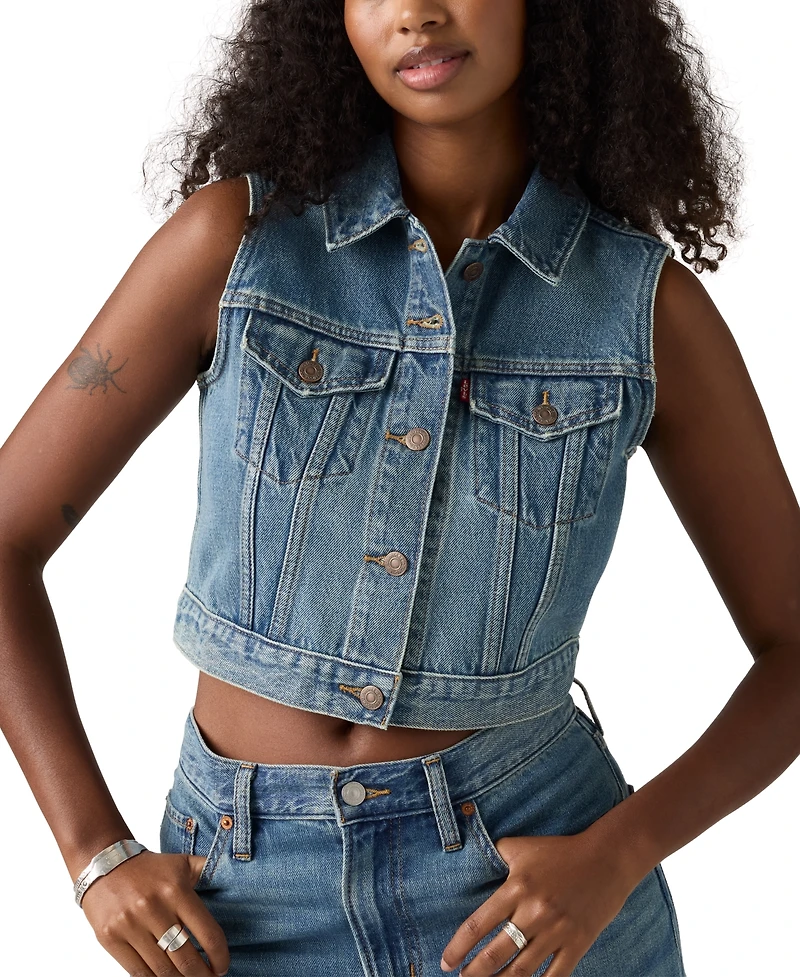 Levi's Women's Denim Trucker Vest
