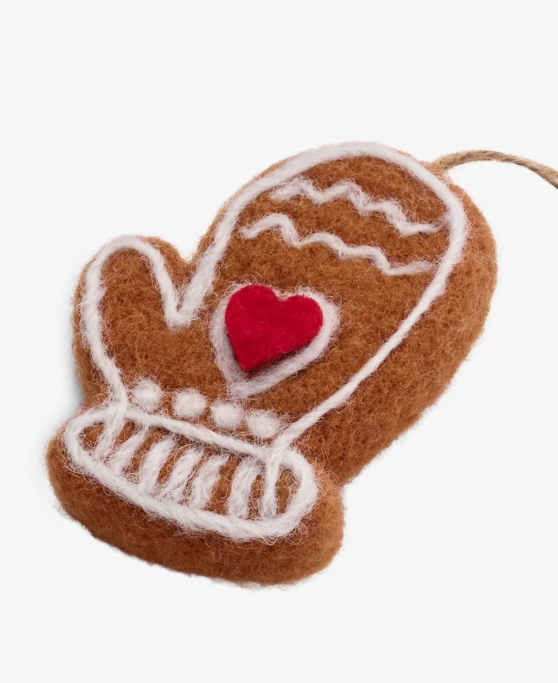 Holiday Lane Gingerbread Village Gingerbread Mitten Ornament, Macy's Exclusive