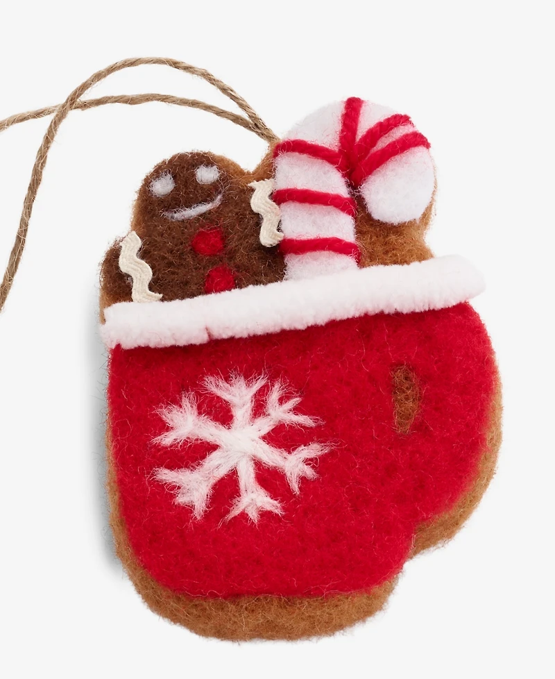 Holiday Lane Gingerbread Village Felted Mug Ornament, Macy's Exclusive