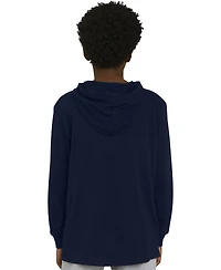 Champion Big Boys Signature Logo Long-Sleeve Hooded T-Shirt