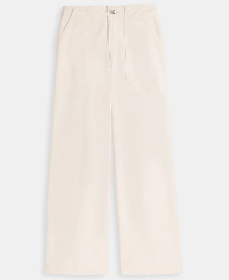 On 34th Women's High-Rise Wide-Leg Chino Pants, Macy's Exclusive