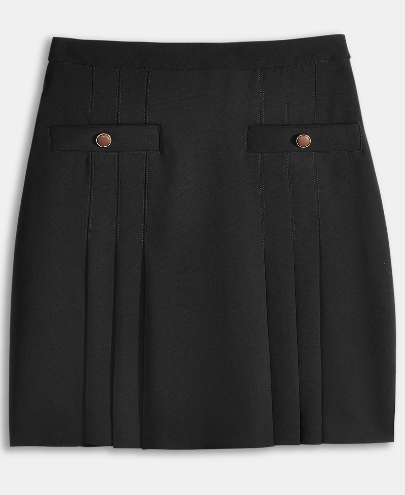 On 34th Women's Pleated Crepe Mini Skirt, Macy's Exclusive