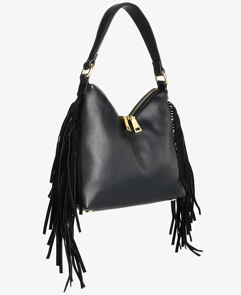 I.n.c. International Concepts Tayviss Fringe Shoulder Bag, Exclusively at Macy's