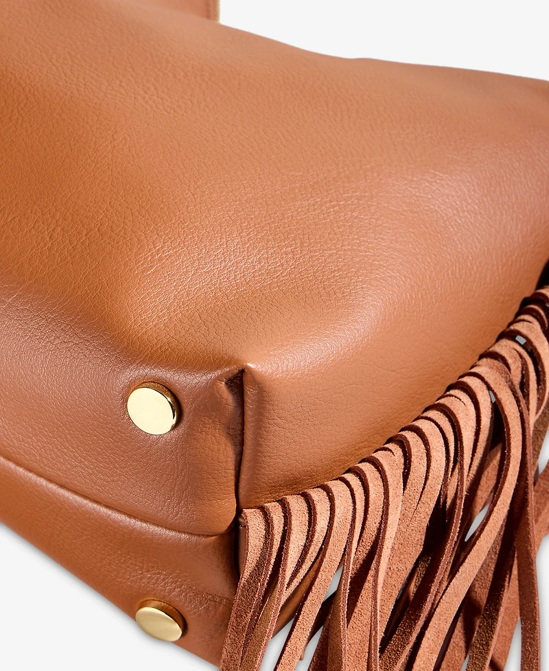 I.n.c. International Concepts Tayviss Fringe Shoulder Bag, Exclusively at Macy's