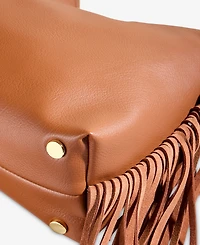 I.n.c. International Concepts Tayviss Fringe Shoulder Bag, Exclusively at Macy's