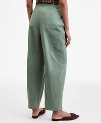 On 34th Women's High-Rise Utility Barrel-Leg Ankle Pants, Macy's Exclusive
