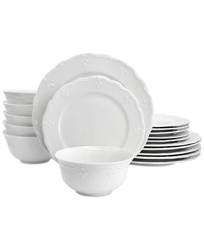 Elama Rigel 18 Pc. Dinnerware Set, Service for 6