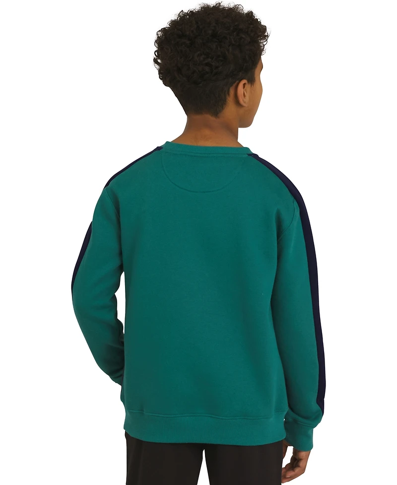 Champion Big Boys Colorblocked Crewneck Sweatshirt