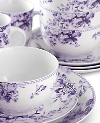 Elama Amor 16 Pc. Dinnerware Set, Service for 4